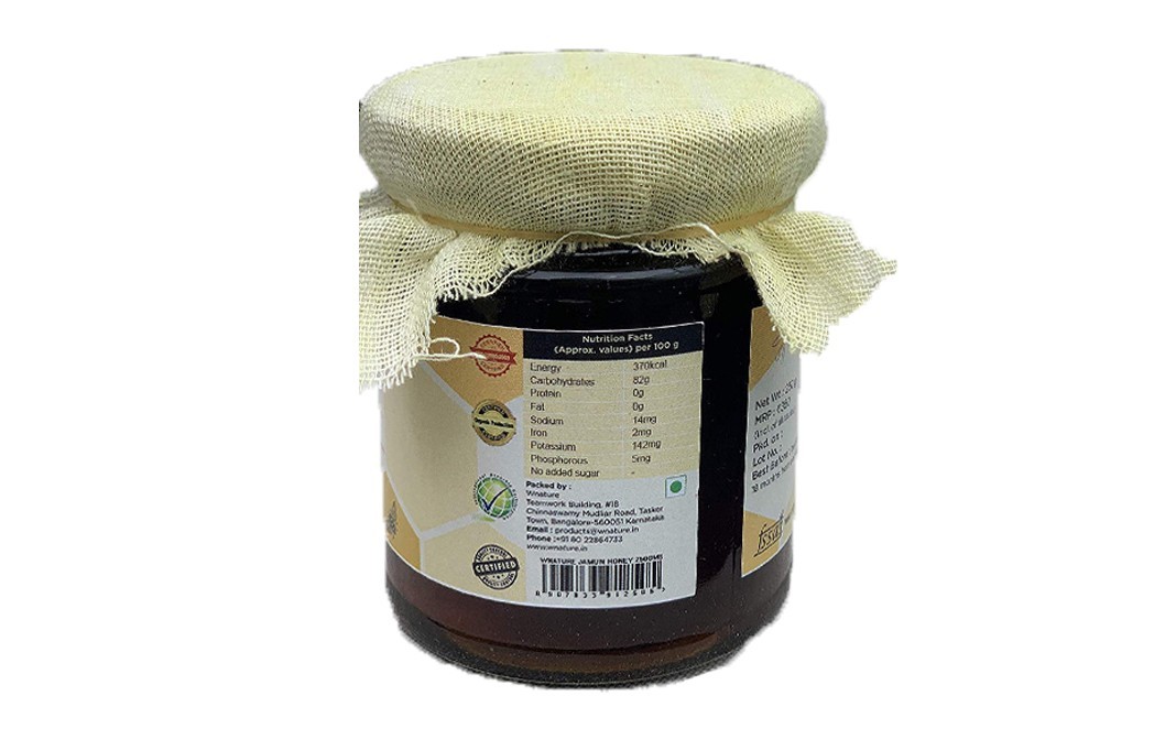 Wnature Jamun Honey    Glass Jar  250 grams